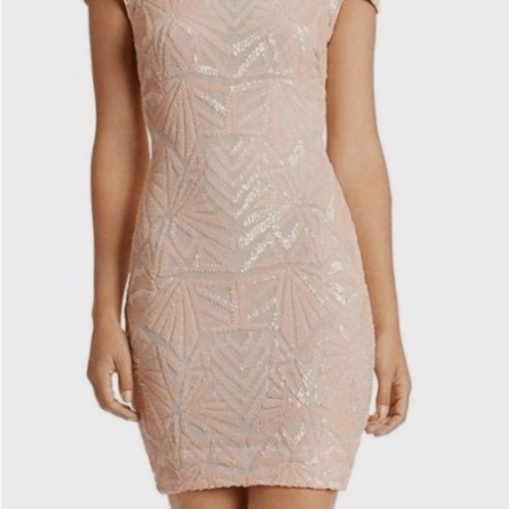 Dress the Population Tabitha Blush Sequin Mini Dress
